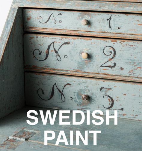 Swedish Paint Colors, Swedish Blue Paint, Swedish Painted Furniture, Swedish Paint, Antique Painted Furniture, Covering Chairs, Gustavian Decor, Swedish Gustavian Furniture, Nordic Inspiration