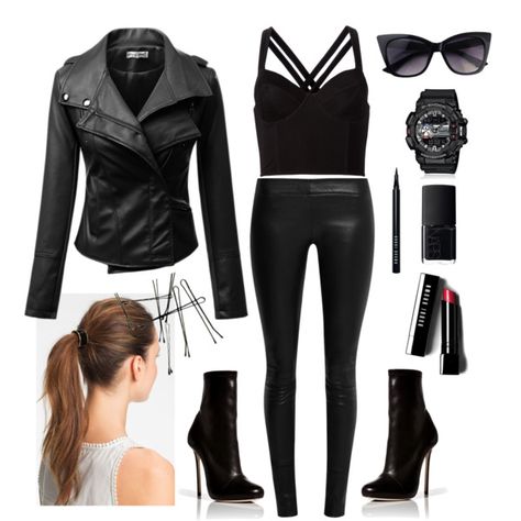 spy costume ideas women - Google Search Melinoe Hades, Black Widow Diy, Black Widow Outfit, Marvel Inspired Outfits, Biker Girl Outfits, Black Widow Costume, Spy Outfit, Avengers Outfits, Dc Fashion