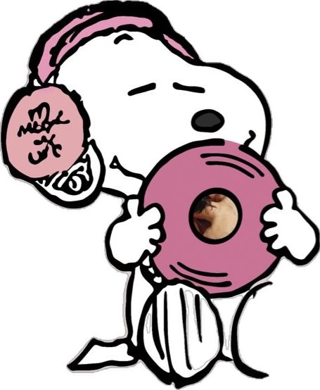 Valentines Snoopy, Pink Earphones, Pink Vinyl Record, Harry Styles Icons, Blue Emoji, Snoopy Cartoon, Happy 7th Birthday, Self Titled, Pink Vinyl