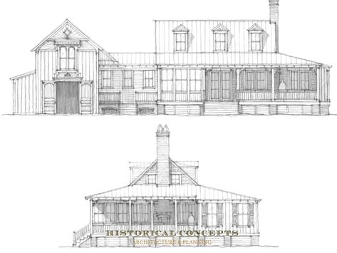 House Plan Books - Crane Island, Florida Historical Concepts House Plans, Vernacular House, Low Country Homes, Historical Concepts, Best Places To Retire, Wellness Activities, Fernandina Beach, Vernacular Architecture, Plan Book