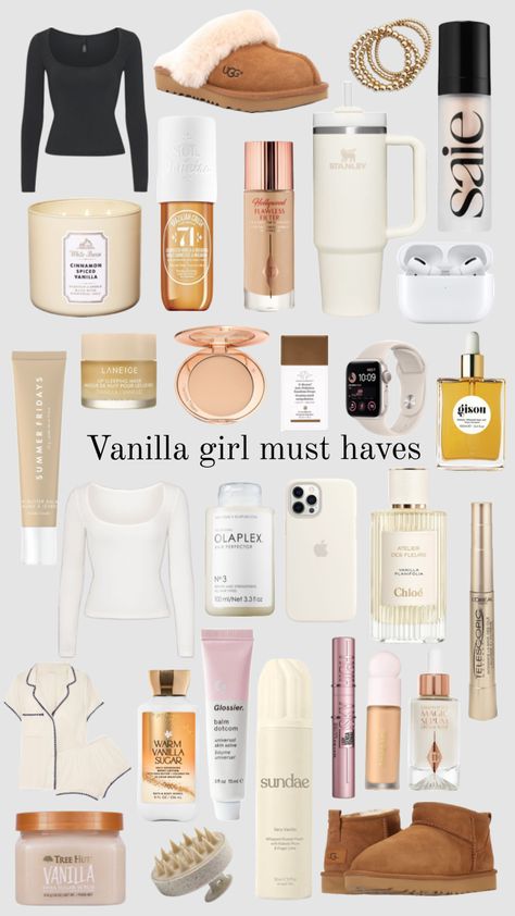 Vanilla girl must haves 🫶 #preppykrys #thatgirl #preppyaesthetic #vanillagirl #summer #preppy #outfitinspo #outfit Girl Must Haves, Outfit Shuffles, Friday Outfit, Purse Essentials, Basic Skin Care Routine, Vanilla Girl, Preppy Girl, Trendy Outfits For Teens, Cute Lazy Day Outfits