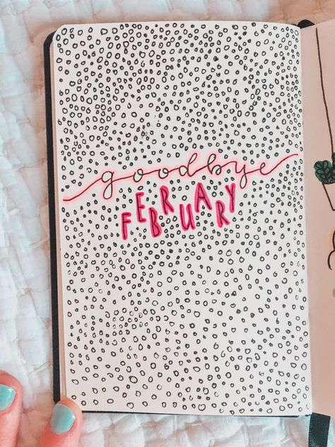 Goodbye 2024 Bullet Journal, Preppy Journaling, Goodbye February, February Bujo, Bullet Journal Savings, Bujo Notes, Ideas Apuntes, Bullet Journal Spread Ideas, 2024 Bullet Journal