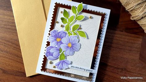 Clips-n-Cuts | Altenew April 2022 Stamp/Die/Stencil Release Blog Hop | http://www.clips-n-cuts.com Altenew Rose Flurries 3d, Altenew Elegant Motifs, Altenew Fragrant Florals Cards, Altenew Morning Flowers, Altenew Wild Hibiscus, Stamp Frame, Jennifer Mcguire, Morning Flowers, Altenew Cards