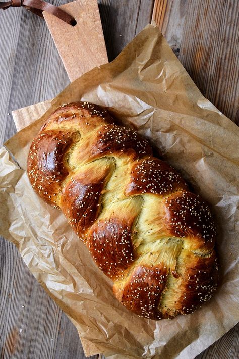 Tsoureki - Greek Braided Easter Bread with Aniseed and Orange Blossom Water — Meike Peters | eat in my kitchen Greek Easter Bread, Orange Cake Recipe, Greek Easter, Walnut Bread, Braided Bread, All By Myself, Orange Blossom Water, Easter Bread, Bread Storage