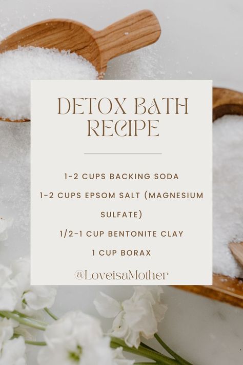 Bentonite Clay Bath, Trending Nail Colors, Detox Bath Recipe, Nail Colors And Designs, Detox Baths, Bath Soak Recipe, Bath Detox, Bath Recipes, Detox Bath