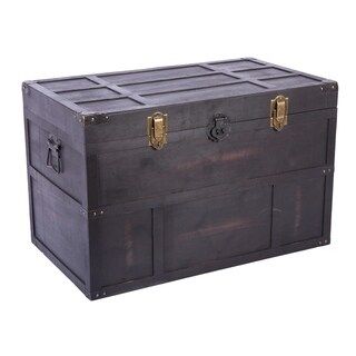 Decorative Trunks, Wooden Trunks, Storing Blankets, Wood Trunk, Storage Trunks, Vintage Trunks, Cedar Chest, Steamer Trunk, Vintage Details