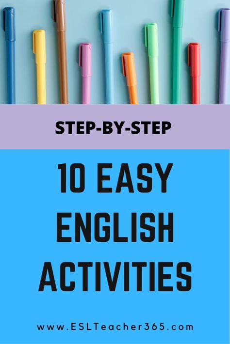 Beginners English Teaching Materials, English Tutoring Ideas, Creative English Teaching Ideas, English Class Activities, English Project Ideas Creative, English Teaching Aids Ideas, English Teacher Lesson Plans, English Teacher Classroom, English Diary