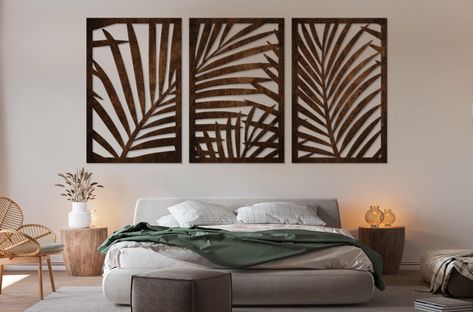 Minimalist Tropical Bedroom, Tropical Shelf Decor, Samoan Decor Home, Hawaiian Wall Decor, Lanai Wall Decor, Tropical Office Interior Design, Large Wood Wall Decor, Hawaii Decor Home, Modern Hawaiian Decor