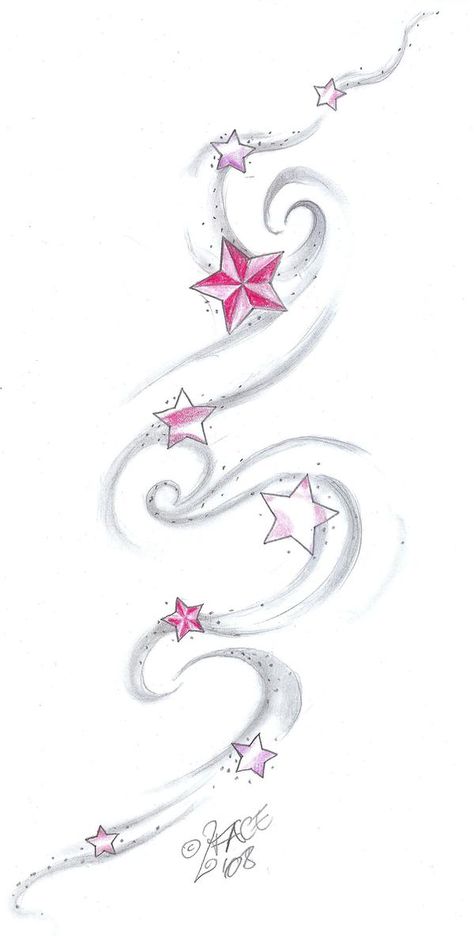 Tattoo Fishing, Nautical Star Tattoos, Stars Tattoo, Horoscope Tattoos, Tutorial Origami, Small Butterfly Tattoo, Watercolor Tattoo Flower, Butterfly Tattoos For Women, Star Tattoo Designs