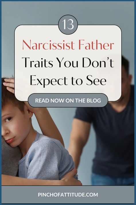 Do you suspect your dad has tendencies to develop narcissistic father traits? These signs of a narcissistic father will help you understand his behavior and cope better. #narcissist #narcissistfather #narcissistictraits #narcissisticmen #narcissisticpeople #narcissisticabuse #narcissistvictim #dealingwithanarcissist Narcisstic Fathers, Co Parenting With A Narcissistic Father, Traits Of A Narcissistic Person, Children Of Narcissists Father, Narcissistic Father, Narcissistic Mothers, Narcissistic Tendencies, Toxic Family Members, Identifying Narcissists