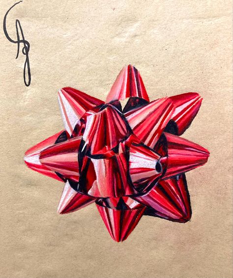 Art Christmas Bows Drawing, Christmas Bow Drawing, Happy Drawings, Colored Pencil Artwork Ideas, Pencil Drawing Inspiration, Bow Drawing, Christmas Sketch, Christmas Lesson, Christmas Card Sayings