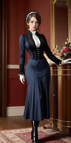 #BEAUTY ,#REALATIONSHIPS #Fashion #Outfits #Winter Outfits #Animals Elegant Lady Pose, Modern Victorian Fashion Women, Modern Victorian Clothes, Victorian Inspired Outfits, Victorian Outfits Women, Victorian Inspired Dress, Steampunk Womens Fashion, Victorian Inspired Fashion, Victorian Outfit