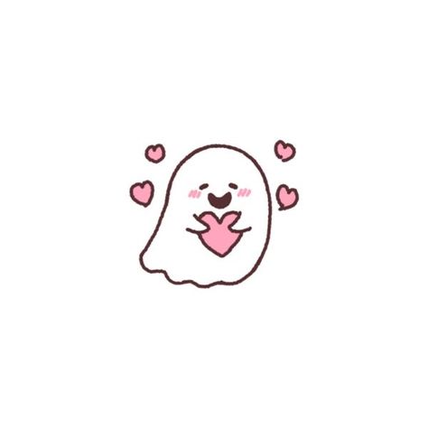 Simple Ghost, Cute Small Drawings, Small Drawings, Easy Doodle Art, Cute Doodle Art, Mini Drawings, Cute Easy Drawings, Cute Little Drawings, Kawaii Drawings