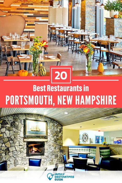 Portsmouth New Hampshire Restaurants, Acadia National Park Fall, Restaurants Outdoor Seating, Portsmouth New Hampshire, Kid Friendly Restaurants, New England Road Trip, Girl Time, Maine Vacation, Portsmouth Nh