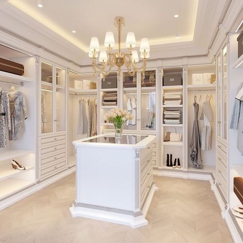 A Walk In Closet, Master Closet Design, House Closet, Dream Closet Design, Walk In Closet Design, Beautiful Closets, Luxury Closets Design, Wardrobe Room, Closet Decor