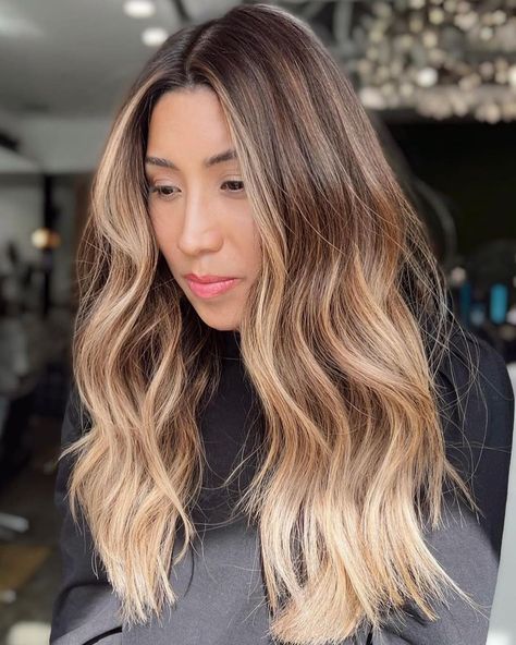 Balayage + Business Training on Instagram: “Salted Caramel Cold Brew By @xo.farhana.balayage #mastersofbalayage #balayageeducation #balayageonline #balayage #hairpainting…” Salted Caramel Cold Brew, Highlights For Blondes, Caramel Cold Brew, Freehand Painting, Organic Hair Care, Diy Hair Care, Natural Haircare, Business Training, Brown Blonde Hair