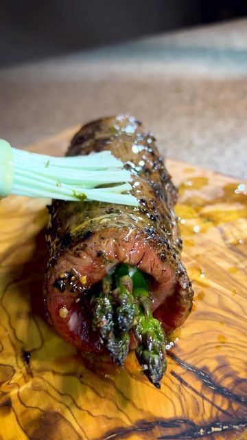 Jason Ortynski on Instagram: "Prosciutto, cream cheese, & asparagus wrapped in Flank Steak! 🔥 now I know these flavors aren’t “secret” in anyway, but together they make an amazing well balanced meal in terms of flavor. This is an older video from my TikTok, one thing I would have done differently was sear both sides of the steak first and then wrap. Some people have also told me they smoked them. Whatever method you choose, these are a must try!" Cream Cheese Asparagus, Flank Steak Rolls, Steak Roll Ups, Cheese Asparagus, Asparagus Rolls, Asparagus Wraps, Steak Wraps, Beef Wraps, Flank Steak Recipes