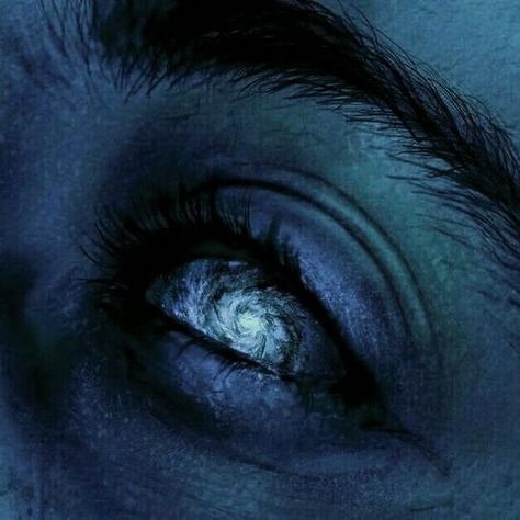 Magical Eyes Aesthetic, Silver Eyes Aesthetic Male, All Black Eyes Aesthetic, Empath Abilities Aesthetic, Evil Blue Aesthetic, Dream Walker Aesthetic, Eye Aesthetic Creepy, Blue Aesthetic Movie, Kimberly Core Aesthetic