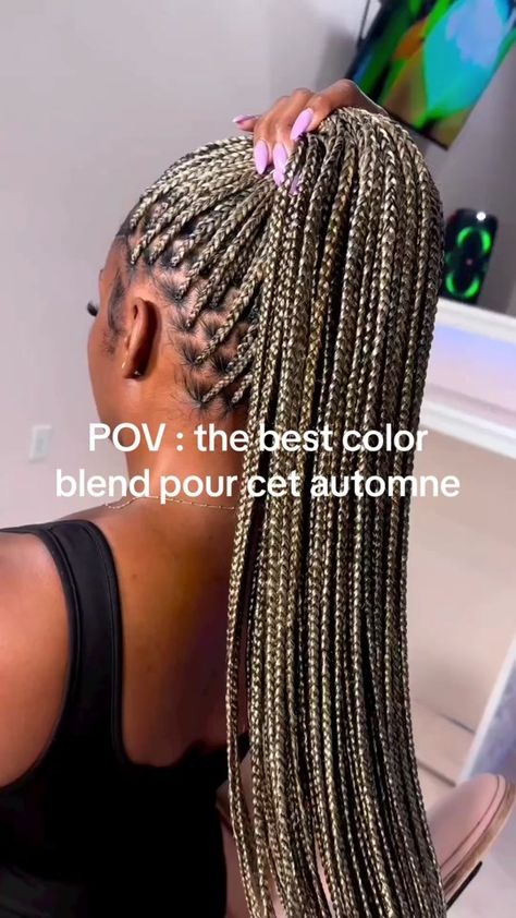 The best color blend #pov #knotlessbraids #knotless #braidstutorial #b... | 30 613 and 27 braids | TikTok 33 And 613 Knotless Braids, Tri Color Knotless Braids, 613 Bohemian Knotless Braids, 30 613 Knotless Braids, Knotless Braids 350 Color, 613 Ombre Knotless Braids, 27/613 Boho Knotless Braids, Colour 27 And 613 Knotless Braids, 613 4 27 Braids