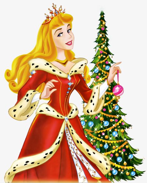 Princesa Ariel Disney, Disney Princess Png, Princes Disney, Disney Merry Christmas, Christmas Princess, Disney Princess Aurora, Snow White Disney, Fantasia Disney, Cinderella Disney