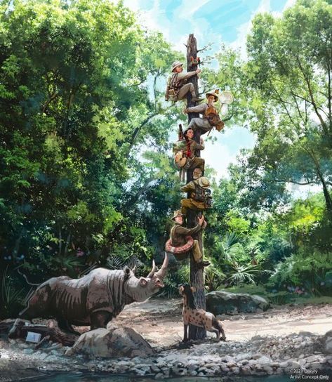 Bob Iger, Disney Parque, Walt Disney Imagineering, Jungle Cruise, Disney Attractions, Disney Imagineering, Disney Rides, Disney Concept Art, Disneyland Park