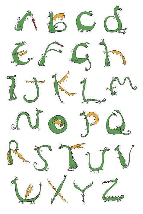 Dragon Alphabet Dragon Alphabet, Dragon Dinosaur, Fancy Writing, Horror Font, Journal Fonts, Typography Alphabet, Letter Symbols, Dragon Party, Abstract Wallpaper Backgrounds