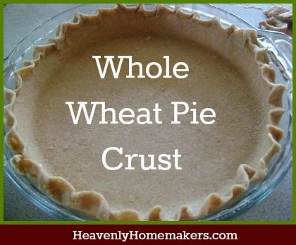 Wheat Pie Crust, Whole Wheat Pie Crust, Pastry Filling, Pie Crust Uses, Dessert Pies, Veggie Quiche, Wheat Recipes, Red Palm, Homemade Recipe