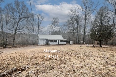 Under $75K Thursday - Circa 1950 Alabama Farmhouse on 5 Acres $60K - Old Houses Under $50K Alabama Farmhouse, Well Pump, Story Board, Old House, Old Houses, Alabama, Georgia, Favorite Places, Farmhouse