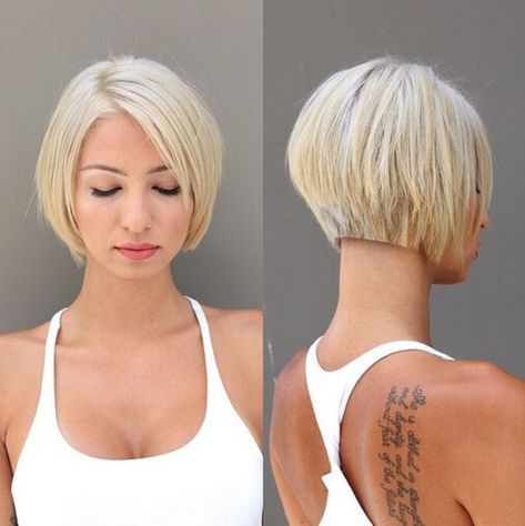 Latest Bob Hairstyles, Cute Bob Haircuts, Kort Bob, Easy Short Haircuts, Cool Short Hairstyles, Short Hair Trends, Super Short Hair, Trendy Short Haircuts, Popular Haircuts