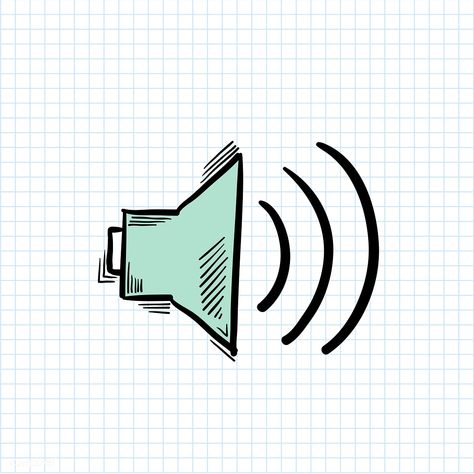 Illustration of speaker isolated on background | free image by rawpixel.com Technology Doodle, Speaker Drawing, Funky Sticker, Speaker Illustration, Hipster Doodles, Speaker Icon, Music Notes Drawing, Doodle Animation, Network Icon