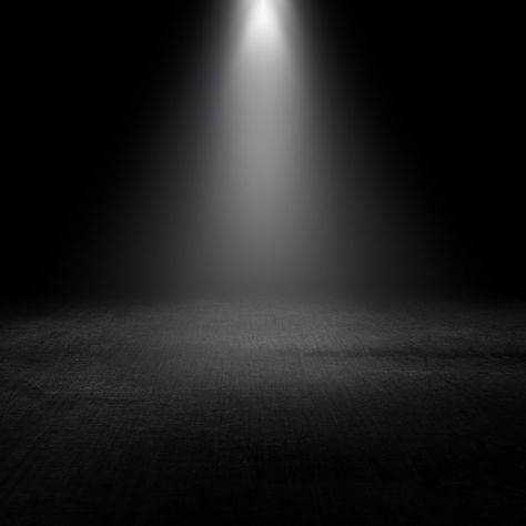 spotlight shining down into a grunge interior Free Photo Spotlight Wallpaper, Lighting Texture, Spotlight Background, Metal Background, Background Images For Editing, Theme Template, Black Background Wallpaper, Concrete Texture, Stock Wallpaper