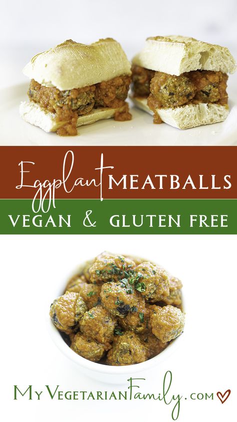 Dairy Replacements, Eggplant Meatballs, Vegan Egg Replacement, Vegetarian Meat, Vegan Eggplant, Gluten Free Italian, Vegan Meatballs, No Meat, Eggplant Dishes