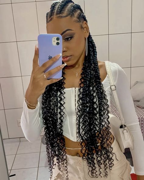 Curly Hairstyles 2023, Hairstyles For Black Women Cornrows, Women's Mullet, Black Women Cornrows, Mullet Hairstyles, Latest Hair Braids, Women's Haircut, Cornrows Hairstyles, Cornrows Braids For Black Women