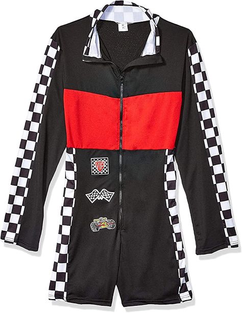 Amazon.com: Beauty's Love Sexy Long Sleeved Race Car Driver Adult Halloween Queen Costume Jumper for women (Small) : Clothing, Shoes & Jewelry Race Car Driver Costume Women, Race Car Costume, Cars Halloween Costume, Race Car Driver Halloween Costume, Race Car Driver Costume, Racer Costume, Car Costume, Car Outfit, Jumper For Women