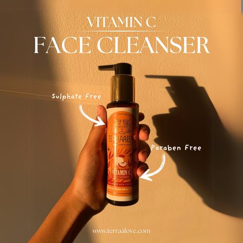 ✨ Today’s Spotlight: Vitamin C Face Cleanser ✨ This cleanser does more than just clean! It hydrates, nourishes, and reveals a glowing, even-toned complexion 🌿💧 [VitaminCGlow, FaceCleanser, NaturalSkincare, GlowingSkin, HydrateAndNourish, TerraaLove, CleanBeauty, SkinCareEssentials, OrganicBeauty, SelfCare] Face Cleanser, Organic Beauty, Vitamin C, Paraben Free Products, Vitamins, Quick Saves