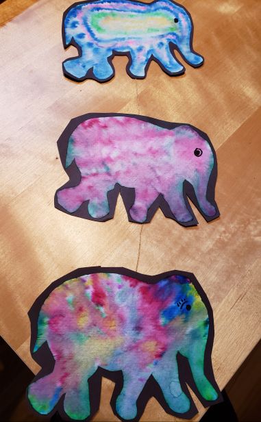 Elephant Art Activities For Preschool, Zoo Themed Art For Preschool, Zoo Animals Preschool Art, Elephant Kindergarten Activities, Elefant Craft Preschool, Jungle Safari Crafts For Preschool, Elephant Art Activity, Zoo Art Activities Preschool, Africa Crafts For Toddlers