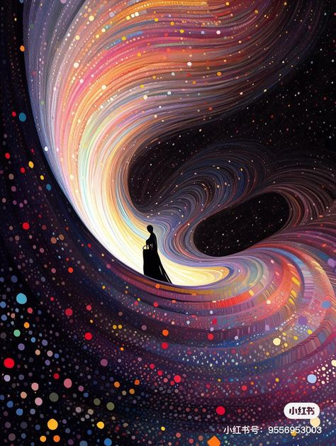 Multiverse Illustration, Milky Way Illustration, Profiles Photos, Cosmos Illustration, Brand Wall, Creative Editing, Cosmos Space, Vision Art, Space Illustration