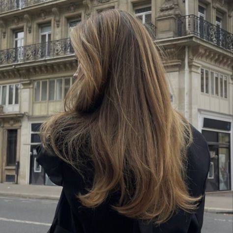 Long Luscious Hair, Mousy Brown Hair, Long And Healthy Hair, Brown Hair Inspo, Bronde Hair, Brunette Hair With Highlights, My Routine, Dirty Blonde Hair, Luscious Hair