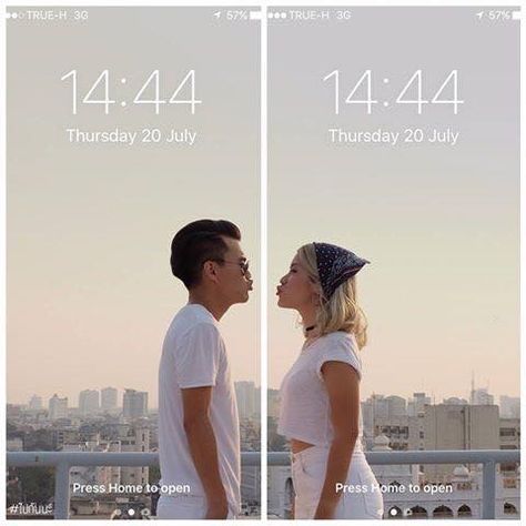 Couple Lockscreen Ideas, Long Distance Relationship Pic Ideas, Couple Lockscreen, Lockscreen Couple, Long Distance Couple, Distance Couple, Lockscreen Ideas, Distance Love Quotes, Relationship Goals Quotes