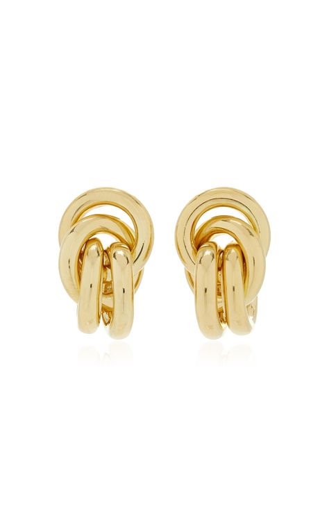 The Vera 18k Gold-Plated Earrings By Lié Studio | Moda Operandi Cecilie Moosgaard, Adina Reyter, Jewelry Accessories Ideas, Jewelry Luxury, Jewelry Essentials, Jewelry Lookbook, Girly Jewelry, Jewelry Inspo, Dream Jewelry