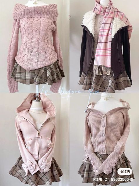 Himekaji Outfits, Kawaii Outfit Ideas, Sleeveless Puffer, Kawaii Fashion Outfits, Creation Couture, Really Cute Outfits, 가을 패션, Kawaii Clothes, Girly Outfits