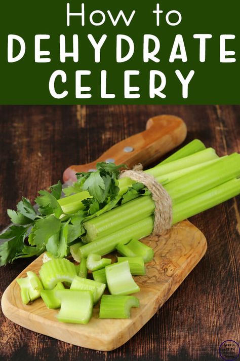 Dehydrate Celery, Dehydrating Food Storage, Keto Veggies, Food Dehydration, Dehydrated Foods, Healthy Nutrition Plan, Dehydrated Vegetables, Homemade Pantry, Dehydrated Food