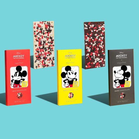 Sugarfina's New Mickey Mouse Collection Is A Disney Fan's Sweet Dream Come TrueDelish Disney Package, Wendys Frosty, Chocolate Frosty, Frosty Recipe, Chocolate Covered Strawberries Bouquet, Sweet Cafe, New Mickey Mouse, Candy Boutique, Mickey Mouse Clubhouse