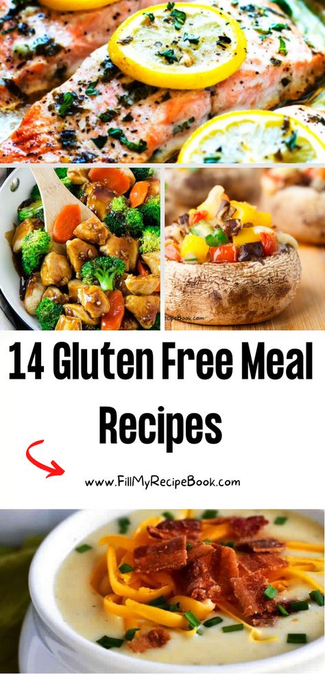 14 Gluten Free Meal Recipes ideas to create. Healthy ingredient meals for lunch or dinners, salads or light pizza for the family. Light Lunch Ideas Gluten Free, Quick Lunch Ideas At Home Gluten Free, Quick Gluten Free Dairy Free Lunch, Meal Planning Gluten Free, Beginner Gluten Free Meal Plan, Sugar Free Recipes Dinner, Gluten Free Entrees, Gluten Free Meal Plan, Gluten Free Vegetarian Recipes