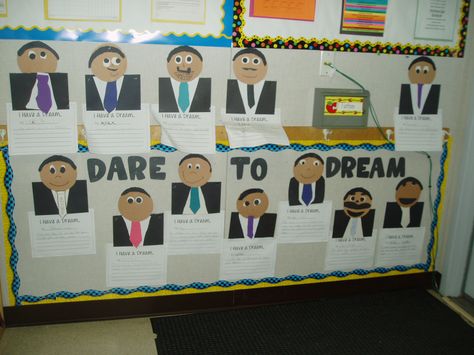 Dare To Dream MLK Jr Seasonal Bulletin Boards, Mlk Jr, Dare To Dream, Bulletin Boards, Frame