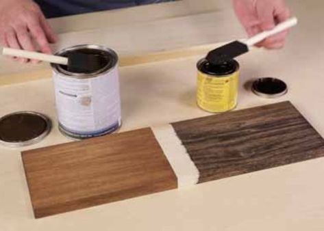 What is the best natural finish for poplar? The best finish is gel stain or a wipe-on stain. Read our article for more inofrmation. Minwax Wood Stain, Minwax Gel Stain, Unfinished Wood Furniture, Wood Fillers, Sanding Wood, Oil Based Stain, Painting Wood, Diy Electrical, Water Based Stain