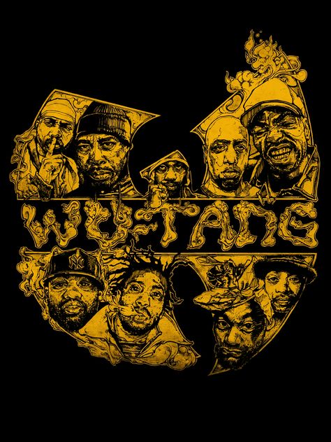 Wu Tang Clan Members, Wu Tang Tattoo, Wu Tang Clan Logo, History Of Hip Hop, Compass Tattoo Design, Hip Hop Artwork, Love Is Comic, Small Pretty Tattoos, Rap Wallpaper