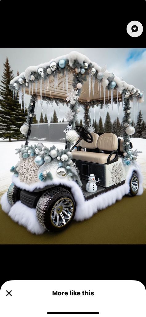 Wagon Decorations For Parade, Christmas Golf Cart Ideas, Christmas Boat Parade Ideas, Christmas Golf Cart Decorations, Golf Cart Decorating Ideas For Christmas, Golf Cart Christmas Parade Ideas, Golf Cart Christmas Decorating Ideas, Christmas Golf Cart Parade Ideas, Golf Cart Parade Ideas