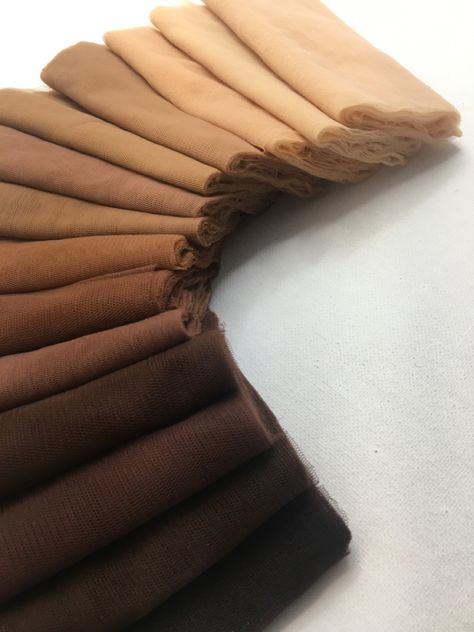 Flawless color blending and natural undertones = a true nhude matching shade! Skin Colour Clothes, Fantasy Fabric, Colors Outfit, Shades Of Nude, Earth Tone Color Palette, Bus Ideas, Nude Fabric, Colour Analysis, Earth Tone Color