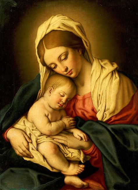 Solenidade de Santa Maria, Mãe de Deus – Ano A | Caminhos Carmelitas Poetry Photos, The Madonna, Blessed Mother Mary, Holy Mary, Mary And Jesus, Tableau Art, Oil Canvas, Madonna And Child, Louis Xiv